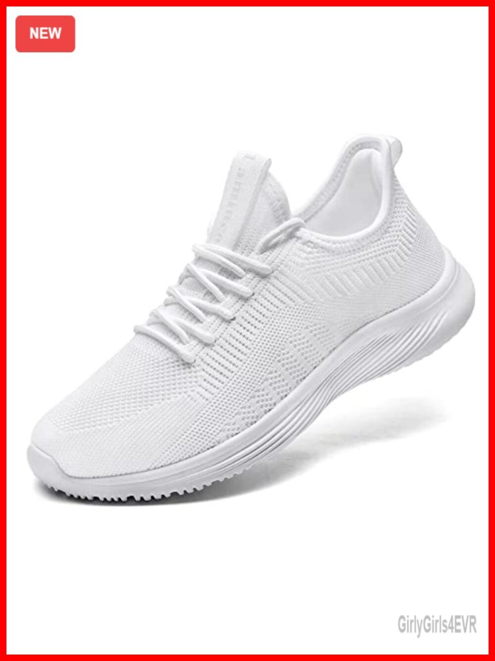 Women's Mesh Knit Slip-On Walking Sneakers Lightweight Athletic Shoes Memory